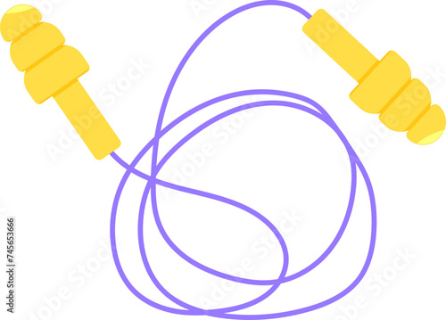 Earplugs icon used in industry