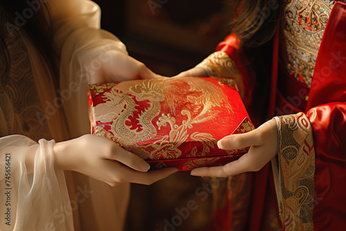 Chinese style wedding gifts, generative ai