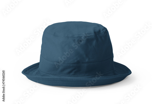 Canvas Bucket Hat Mockup Template, PNG transparency with shadow