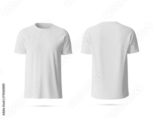 Sport T-Shirt mockup template, PNG transparency with shadow
