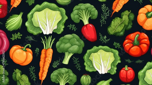 Background of ripe, juicy vegetables, top view. The concept of healthy eating, diet, vegitarianism. A place for text and advertising.