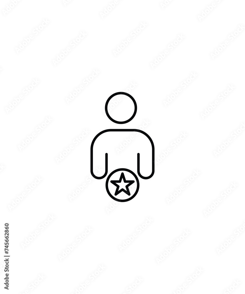 user icon, vector best line icon. user icon, vector best line icon.