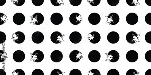 cat seamless pattern polka dot hole vector kitten calico munchkin neko jumping pet cartoon doodle tile background gift wrapping paper illustration repeat wallpaper isolated design