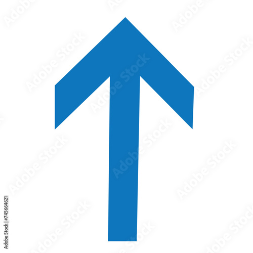 Vector simple and basic style logo of two arrows going in opposite directions- investments, stock exchange concept illustration