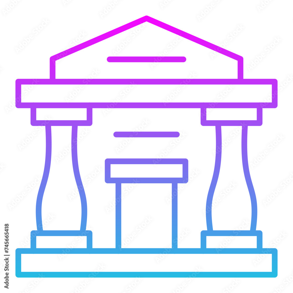 Government Building Icon Government Building Icon