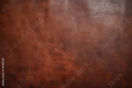 brown leather couch with a pattern of lines on it. Generative AI.brown background for design