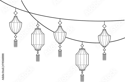 Chinese classic hanging lantern