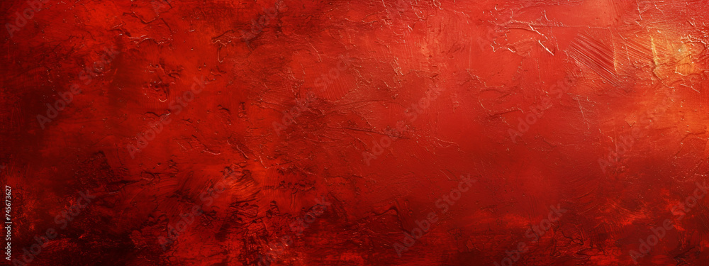 Simple and minimal Red color texture background - obrazy, fototapety, plakaty 