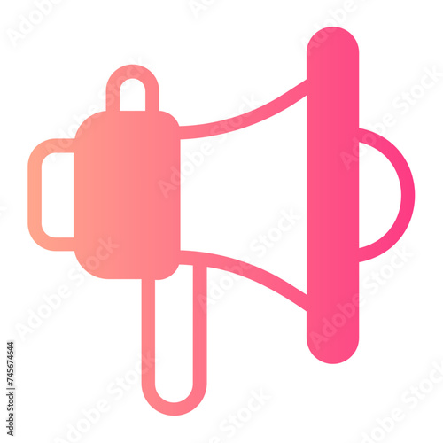 megaphone gradient icon