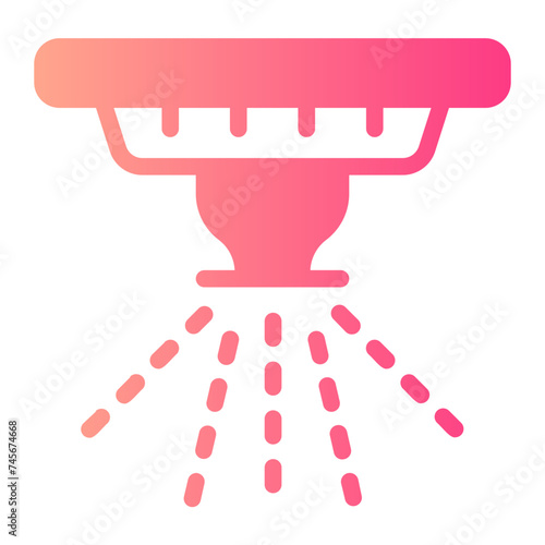 sprinkler gradient icon