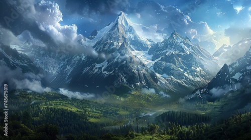 landscape in the mountains © Jennifer