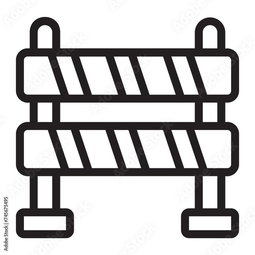barrier line icon
