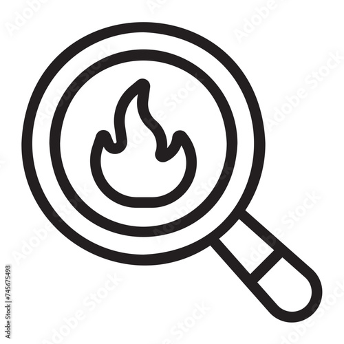 disaster line icon
