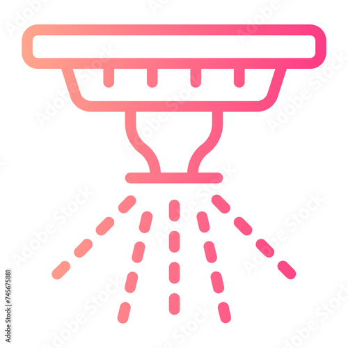 sprinkler gradient icon