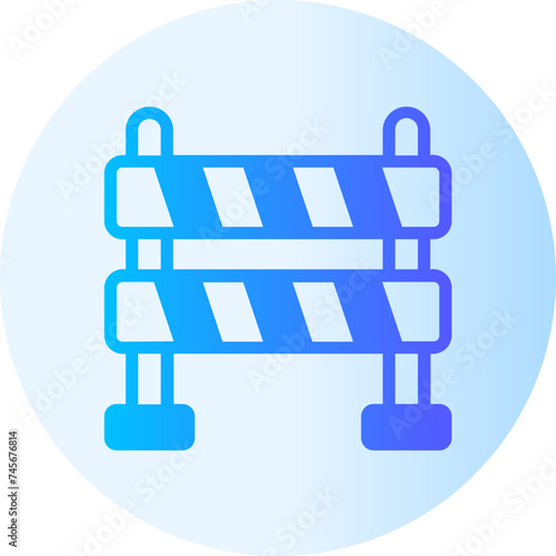 barrier gradient icon