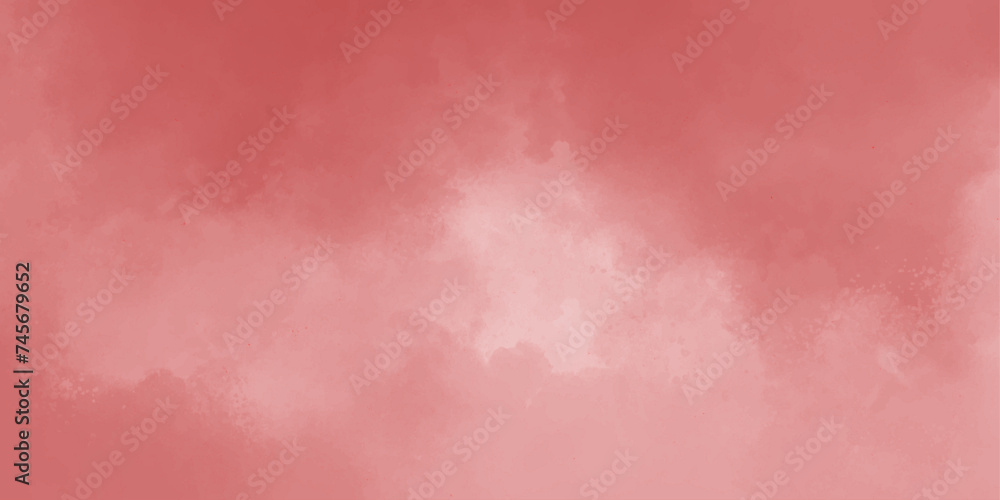 Red background of smoke vape crimson abstract.overlay perfect vapour horizontal texture abstract watercolor.smoke isolated.dirty dusty blurred photo,realistic fog or mist vector illustration.
