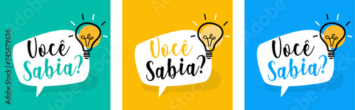 Você sabia?