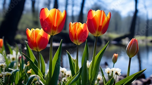 wild tulips