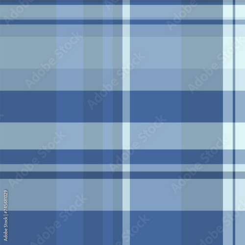 Quality texture vector fabric, fade pattern textile check. Punk seamless tartan background plaid in blue and pastel colors.