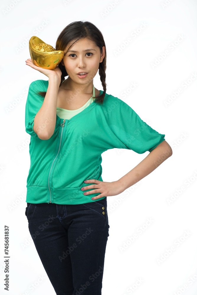 Woman in leisure time Woman in leisure time