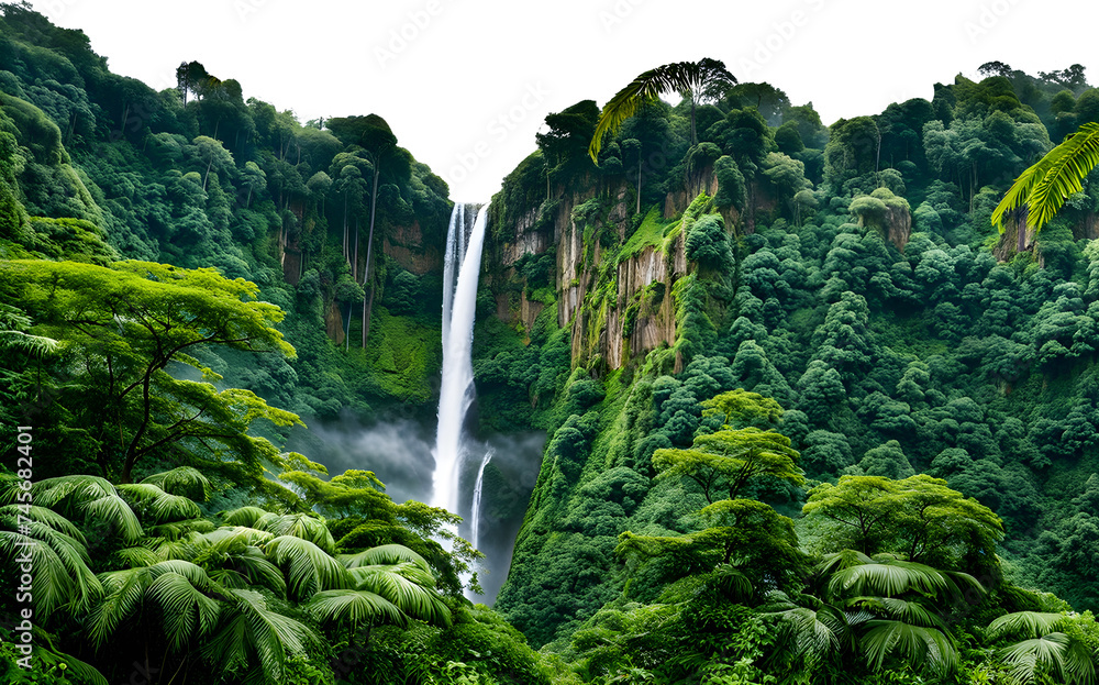 waterfall-cascading-over-lush-rainforest-foliage-droplets-visible-mid-air-overcast-sky-hinting-lig