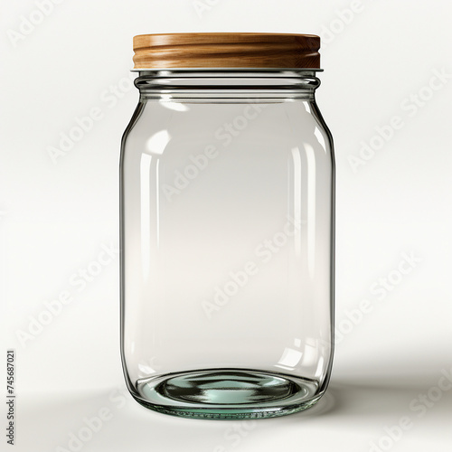 Luxurious Glass Biscuit Jar