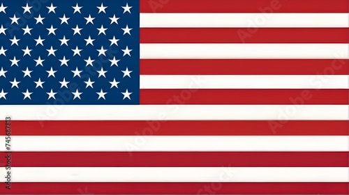 american flag, Flag of United States of America for remembering independence, labor, presidents or memorial day holidays