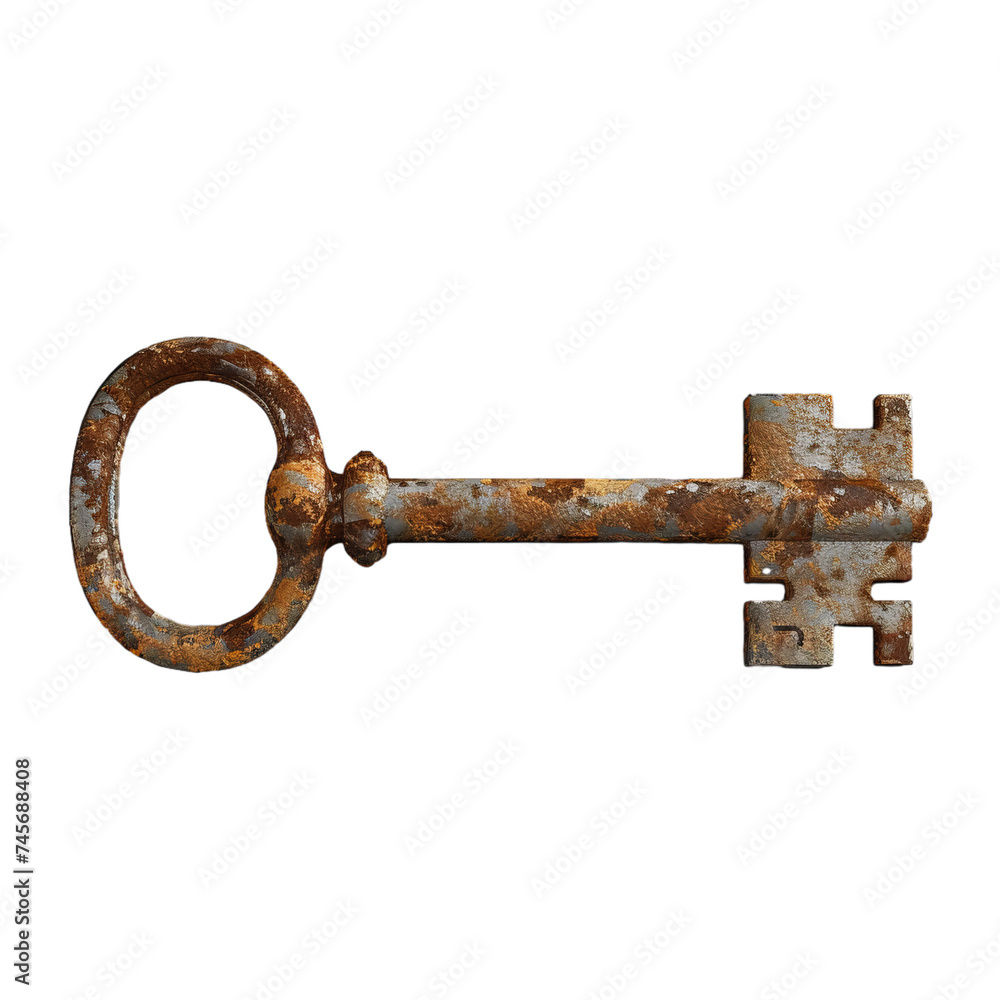 rusty key isolated on transparent background, png rusty key isolated on transparent background, png