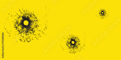 firearm firing hole vector image