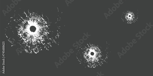 firearm firing hole vector image