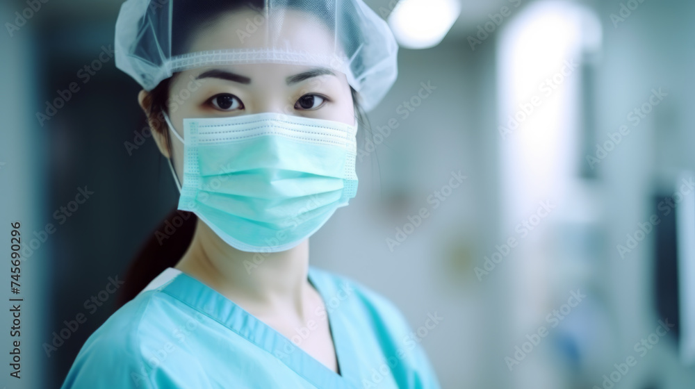 Confident Female Medical Staff in Hospital Confident Female Medical Staff in Hospital