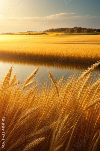 golden wheat field © RENDISYAHRUL