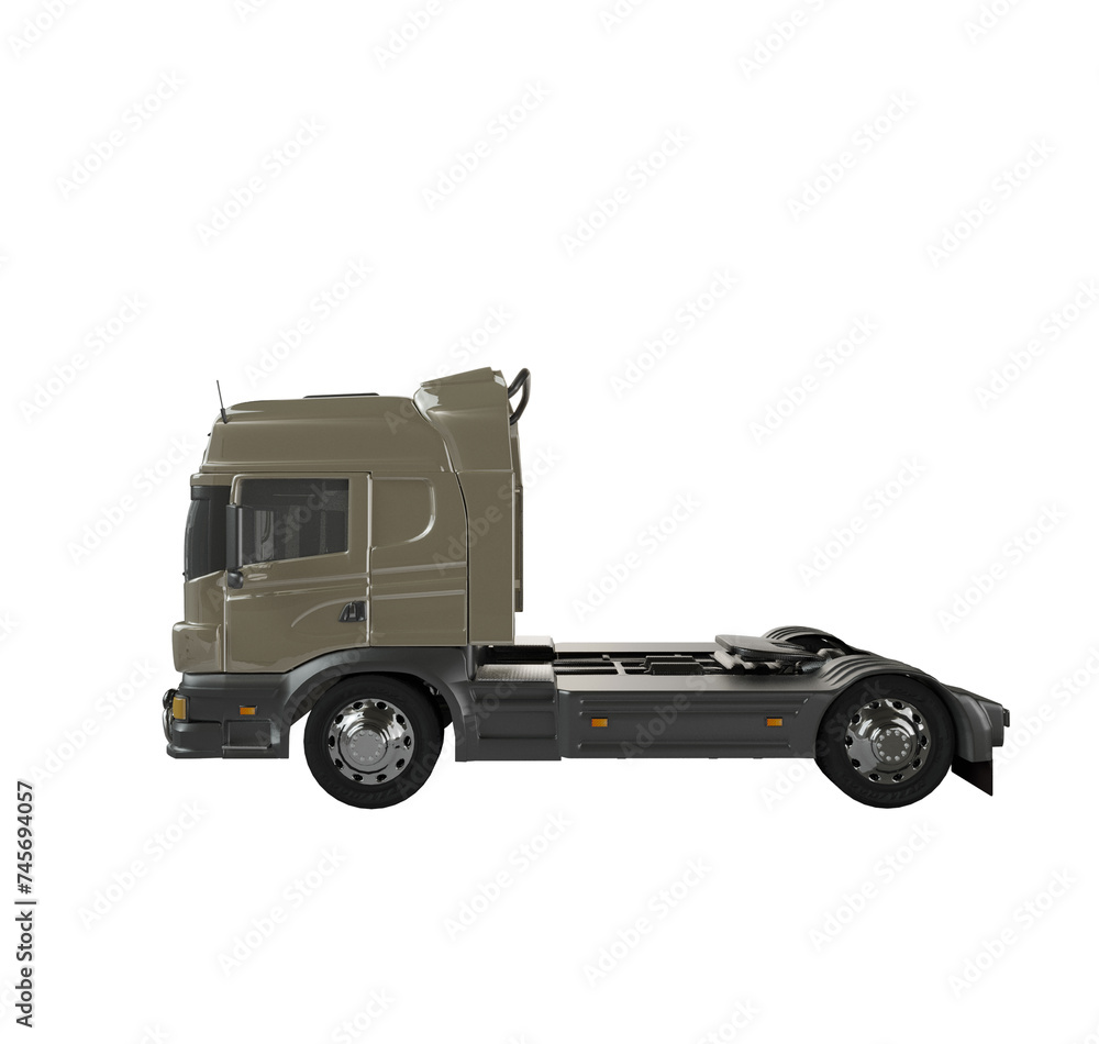 Obraz premium truck isolated on white