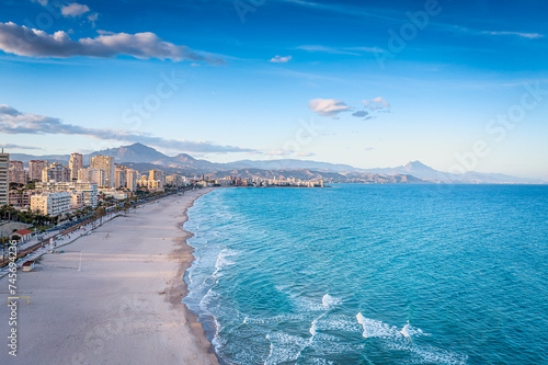 Stunning Alicante Coast, El Campello, Costa Blanca, Valencian Community, Spain photo