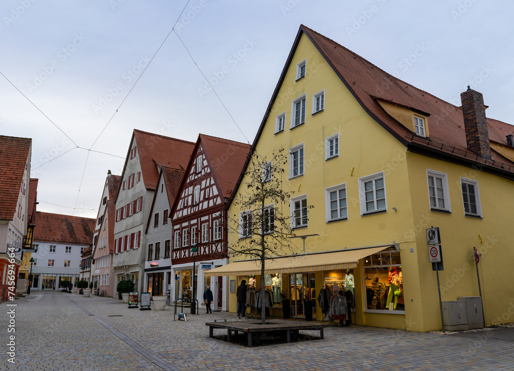 old town Noerdlingen ,bavaria germany