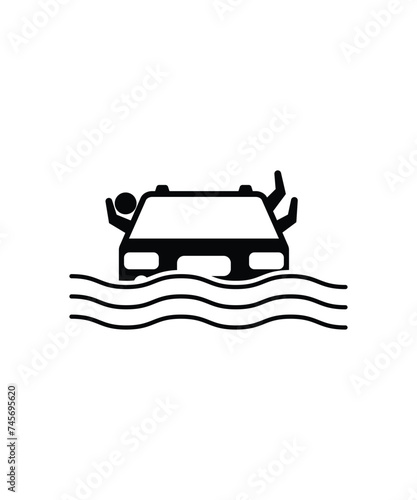 flood icon, vector best flat icon.