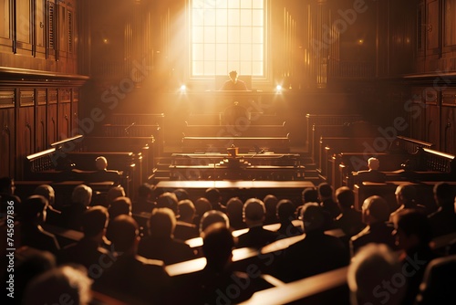 Legal Drama: Intriguing Visuals Depicting Courtroom Scenes