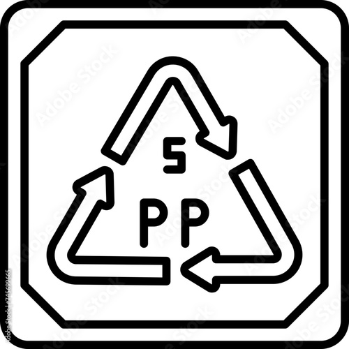Polystyrene Icon