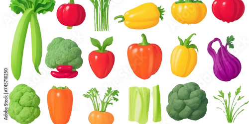 Set of Vegetables and Desserts Isometric Icons .Isolated Big set of color icons on the theme of healthy food. Flat design. colored tomato sketch icon Vector 
