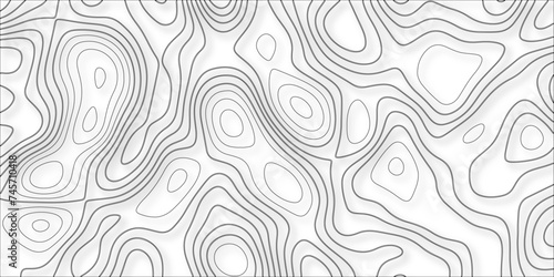 Topographic map background geographic line map with elevation assignments. Geographic mountain relief. Abstract lines background. Contour maps. Business concept wavy pattern design.