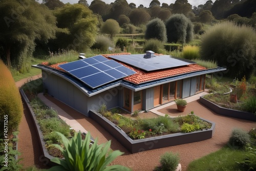 Eco-Friendly House Solar Panels photo