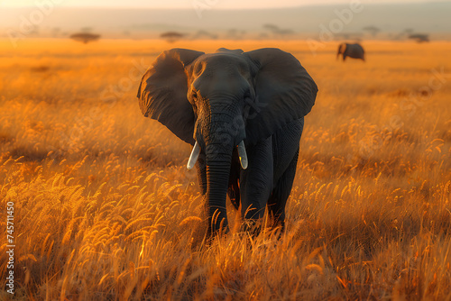 background elephant © Evhen Pylypchuk