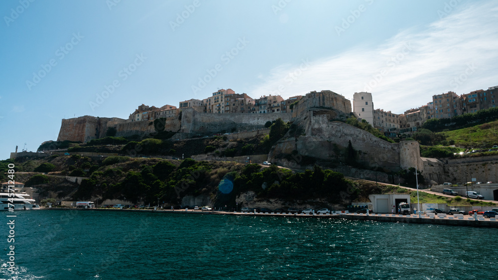 Excursion and discovery of the city of Bonifacio, its cliffs, the stairs of the King of Aragon and the Mediterranean Sea, in Corsica