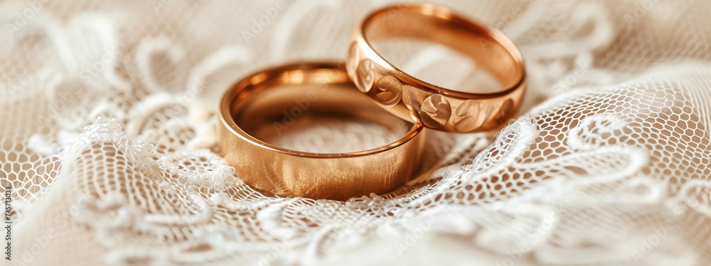 gold wedding rings close-up gold wedding rings close-up