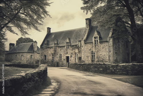 Old Stone House With Driveway © Paulina