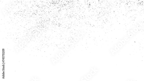 Abstract dirty or scratch aging effect. Dusty and grungy scratch texture material or surface. Subtle halftone texture overlay. Monochrome abstract splattered background. Vector illustration.