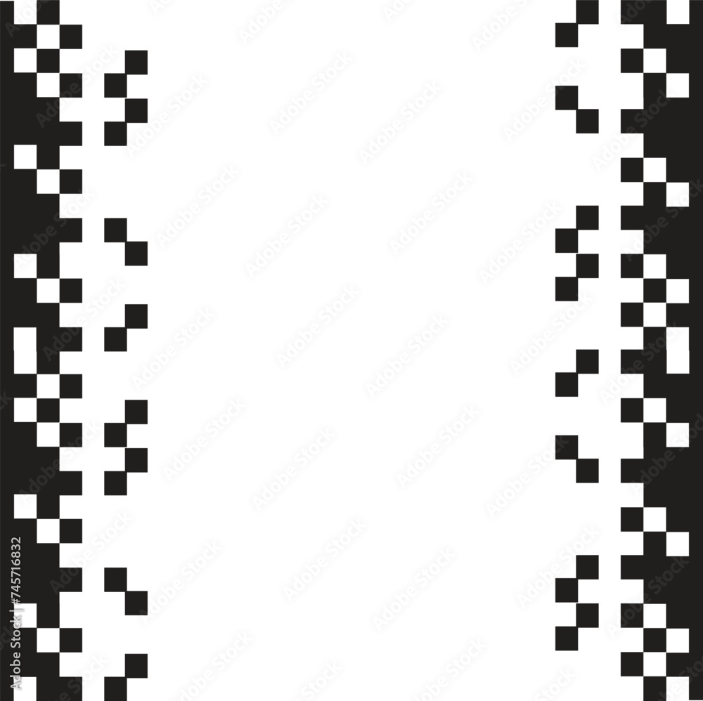 Abstract pixel gradient background. Falling pixels. Broken texture. Abstract vertical gradient halftone. Vector illustration. Abstract pixel gradient background. Falling pixels. Broken texture. Abstract vertical gradient halftone. Vector illustration.