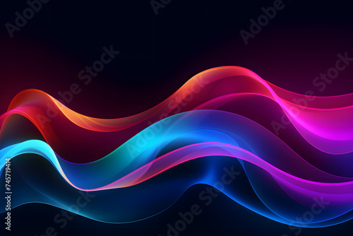 Vibrant Abstract Color Waves.
