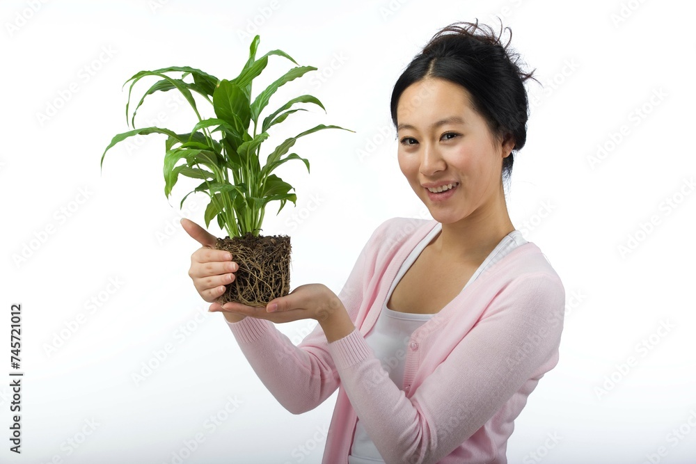 Woman in leisure time