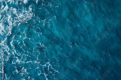 The water surface of the sea
